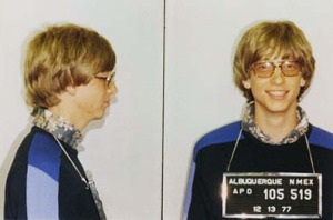 Bill Gates Mug Shot
